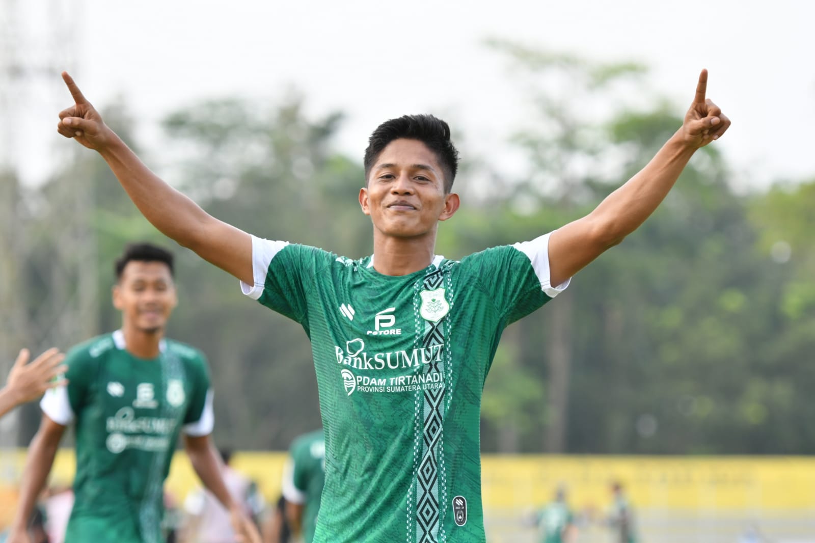 Wahyu Rahmat Illahi, cetak gol di debut perdana sekaligus gol penyelamat kekalahan PSMS Medan (Foto: PSMS Medan)